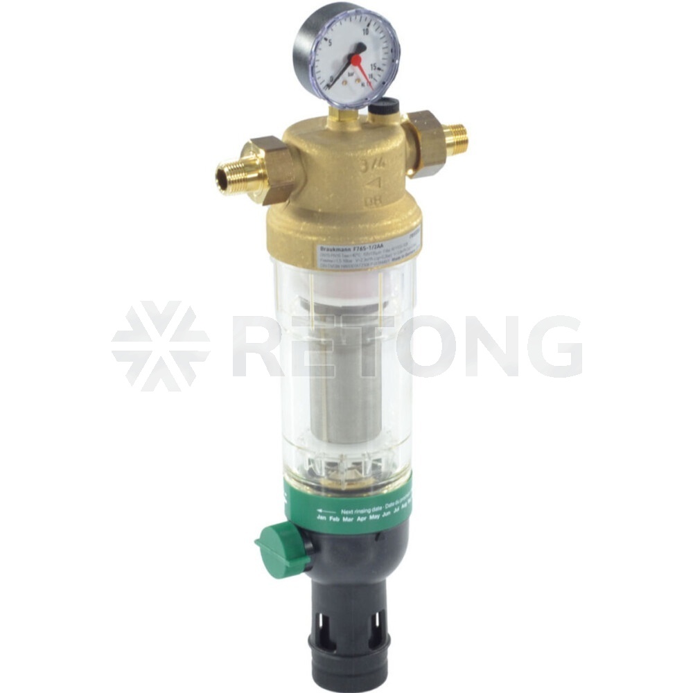 Фильтр T-обр лат обр пром Ду15 Ру16 р/р сл кран маном Honeywell F76S-1/2"AA