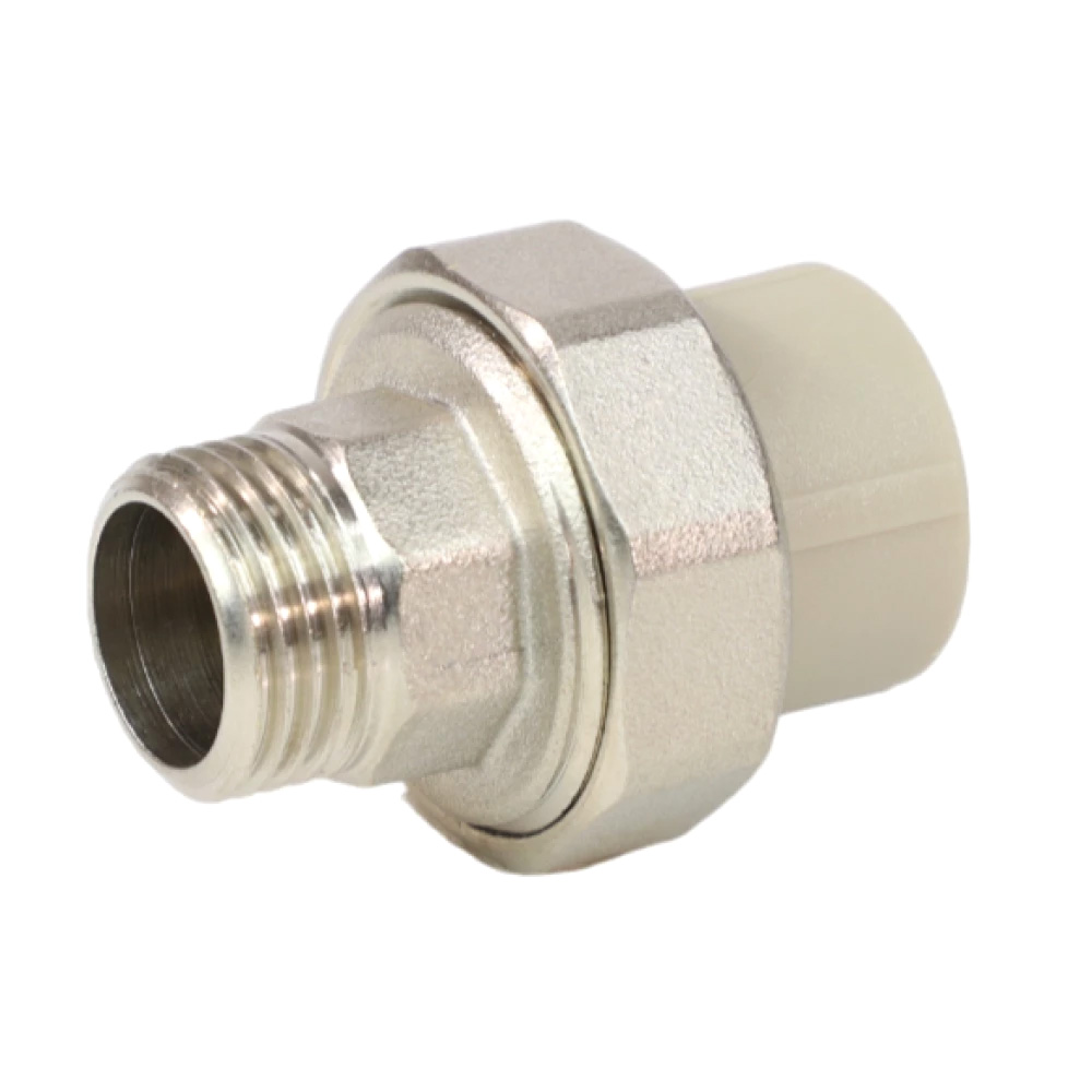 Муфта PP-R сер комб разъем Дн40х1 1/4" НР VALFEX 10156032Г