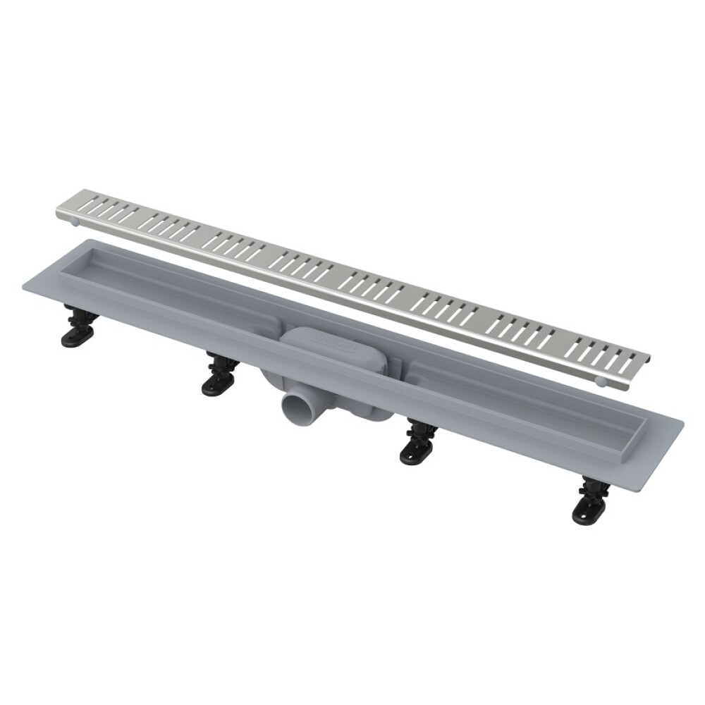 Лоток душев гор/вып комб/з Дн40 850х60 нж/реш мат Alca AG100201850