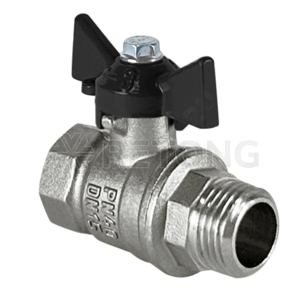 Кран шар лат 11Б27фт1М нк Ду25 Ру40 м/р баб VALFEX VF.218.NB1.100.DP
