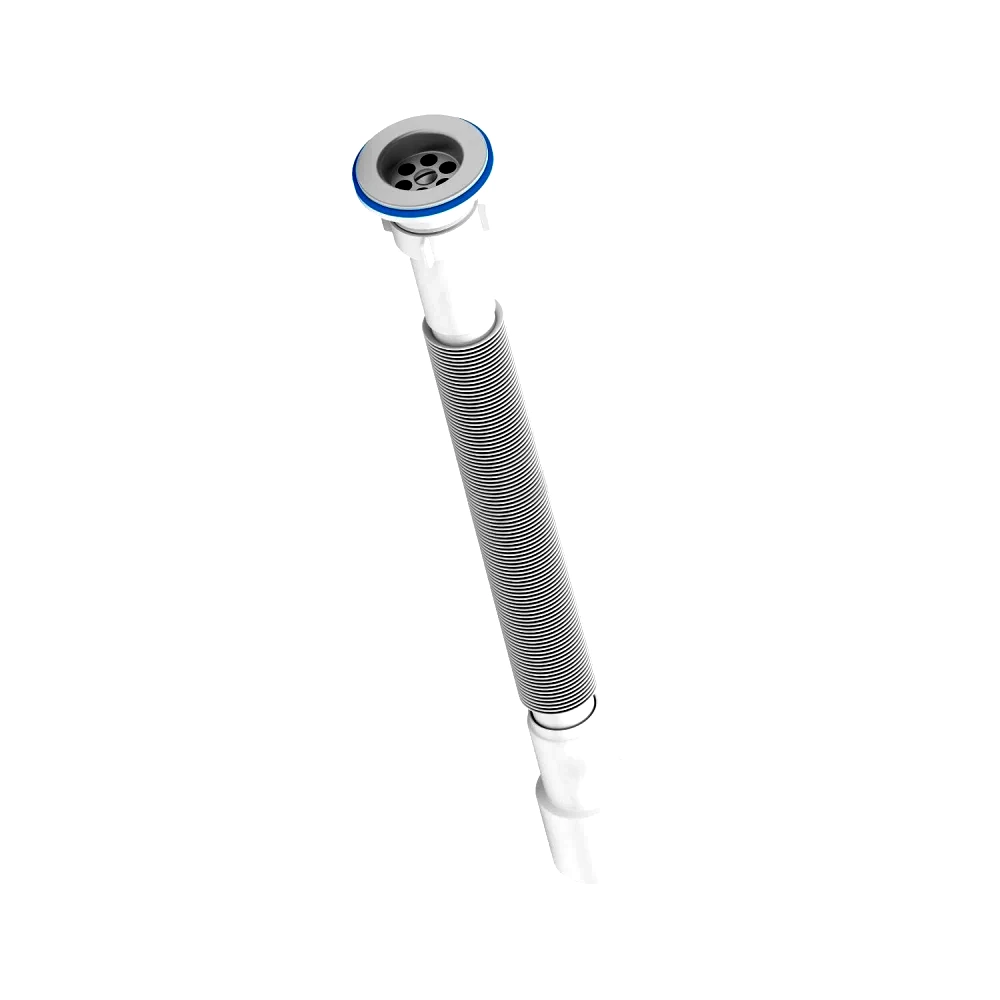 Сифон умыв гофр 1 1/4"x40/50 удл нерж/сетка АНИ Пласт G216