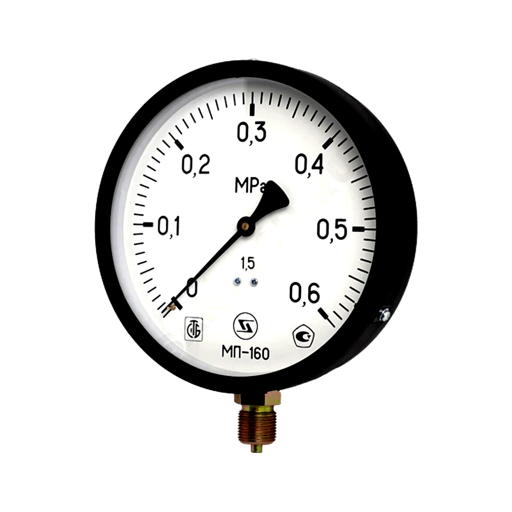 Манометр рад МП-160 0-1,6МПаДк160 G1/2" ст ЗТП Минск