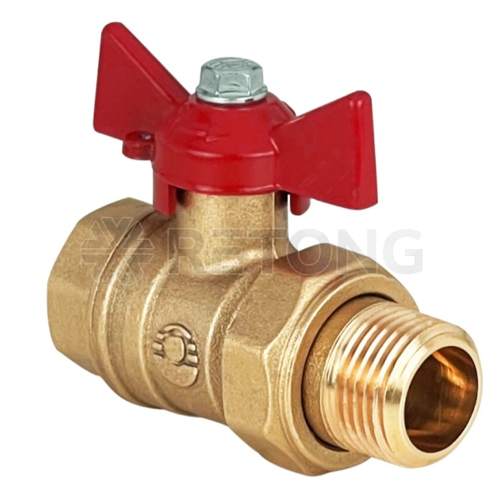 Кран шар лат 11Б27фт1М Ду25 Ру40 м/амер баб VALFEX VF.230.LB1.100.DP