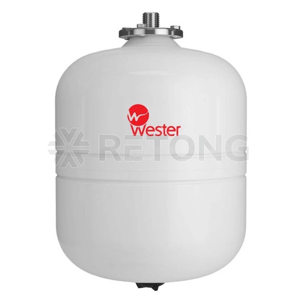 Бак мембранный д/ГВС и гелио 18л 12атм 3/4" НР бел WDV Premium Wester 0-14-0370