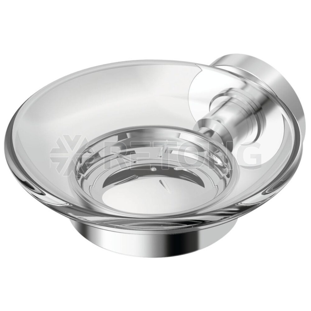 Мыльница IOM с держат прозр стекло хром Ideal Standard A9123AA