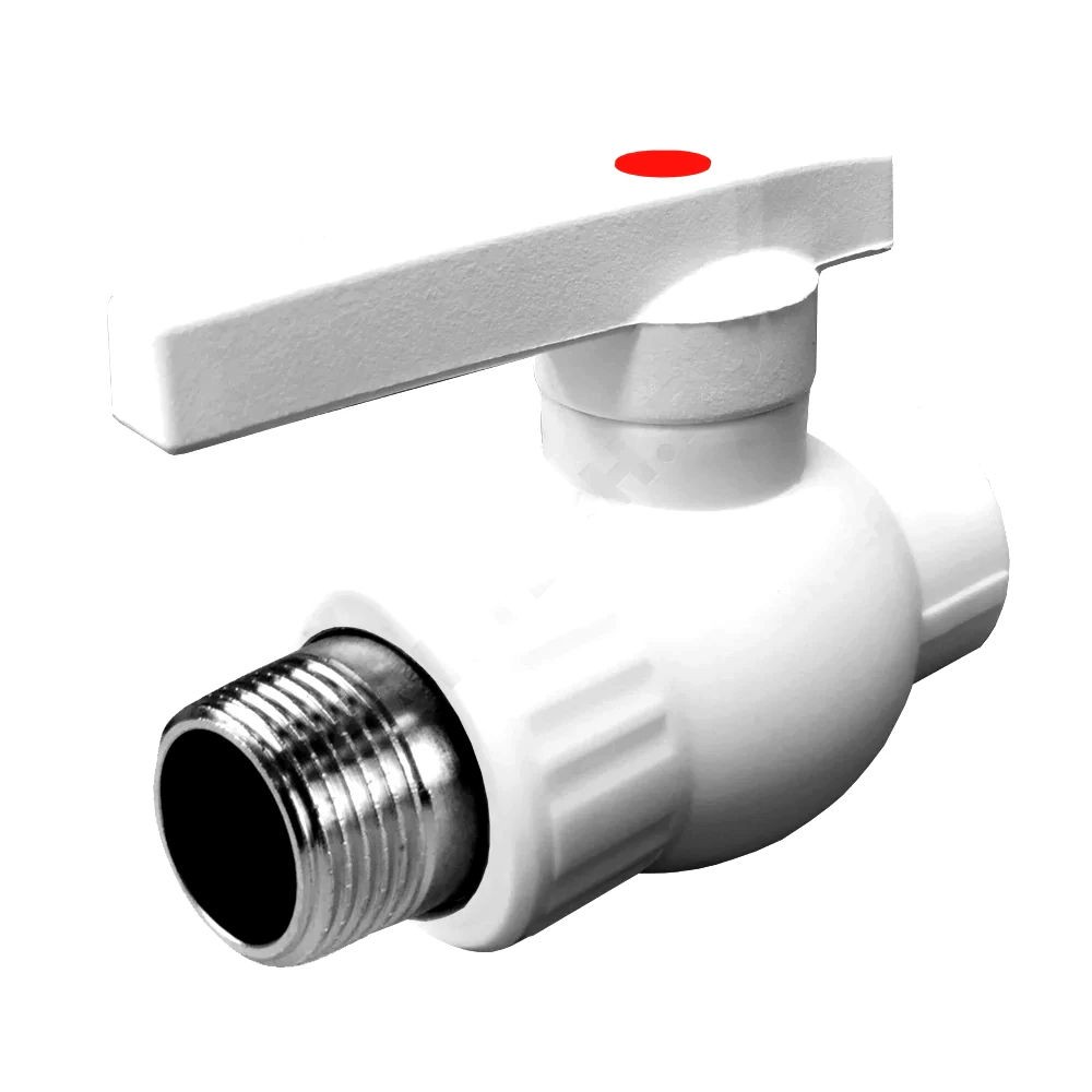 Кран шаровой PP-R бел Дн32х1" НР VALFEX 10144232
