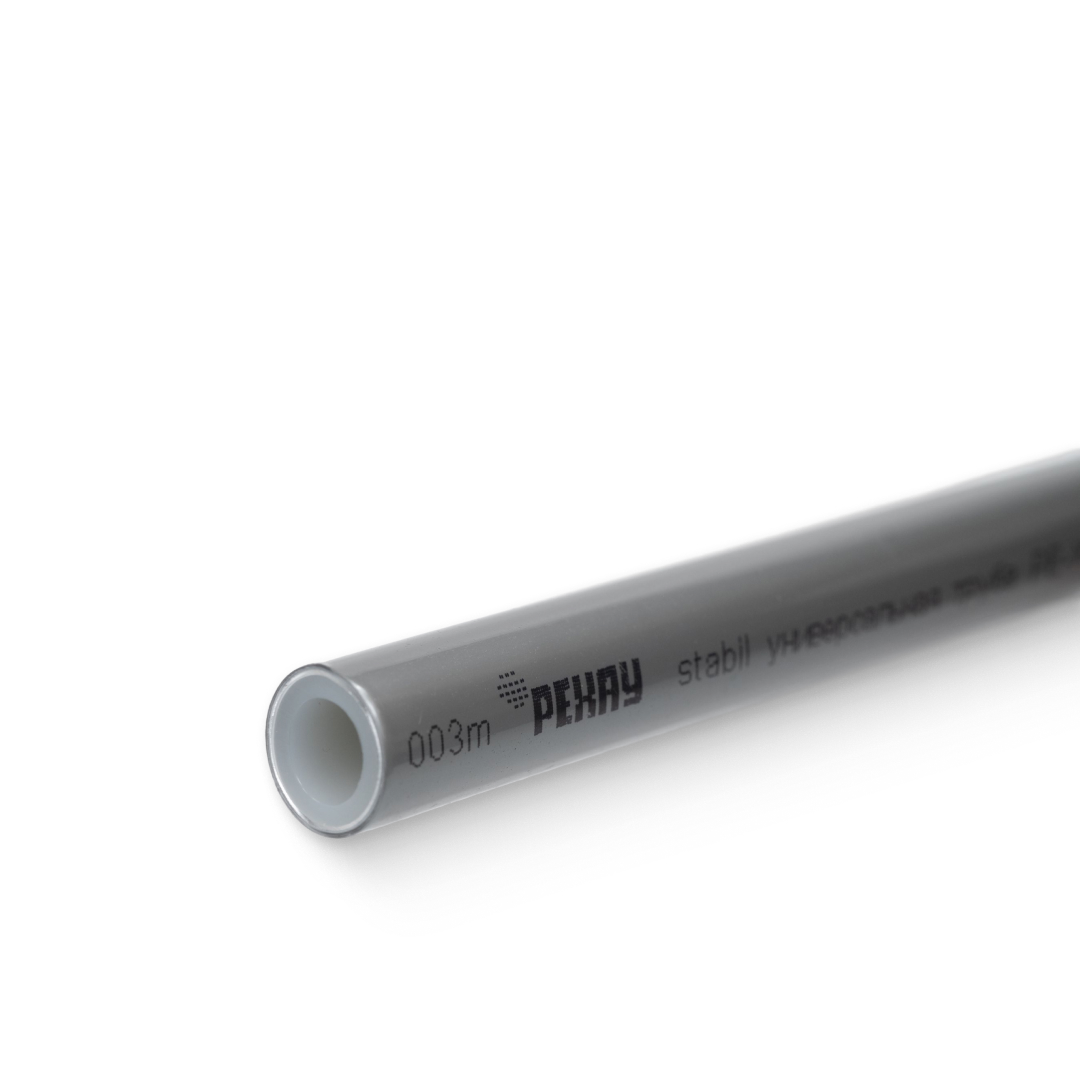 Труба PE-Xa/AI/PE stabil сер Дн25х3,7 Ру10 Т95C 50м RAUTITAN Рехау 11301413050