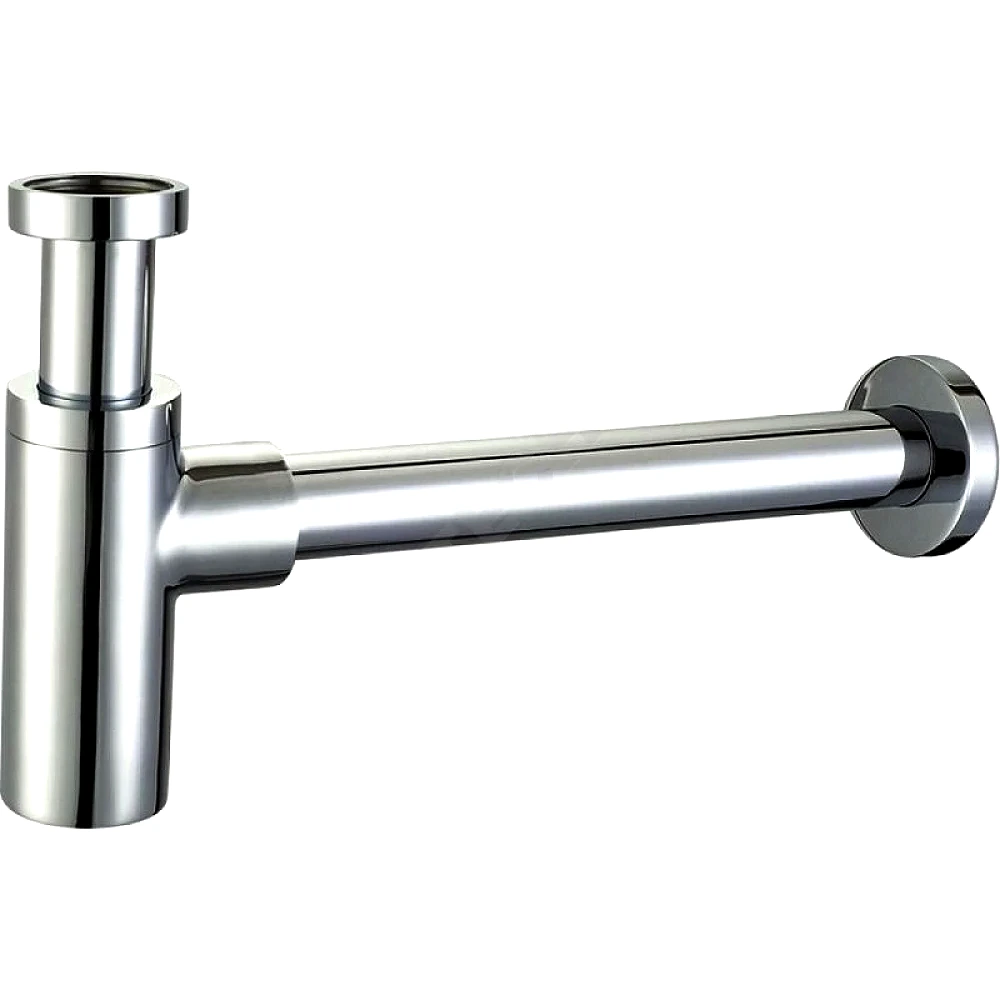 Сифон умыв бут б/вып 1 1/4"x32 лат пр/тр хром Haiba HB80-1