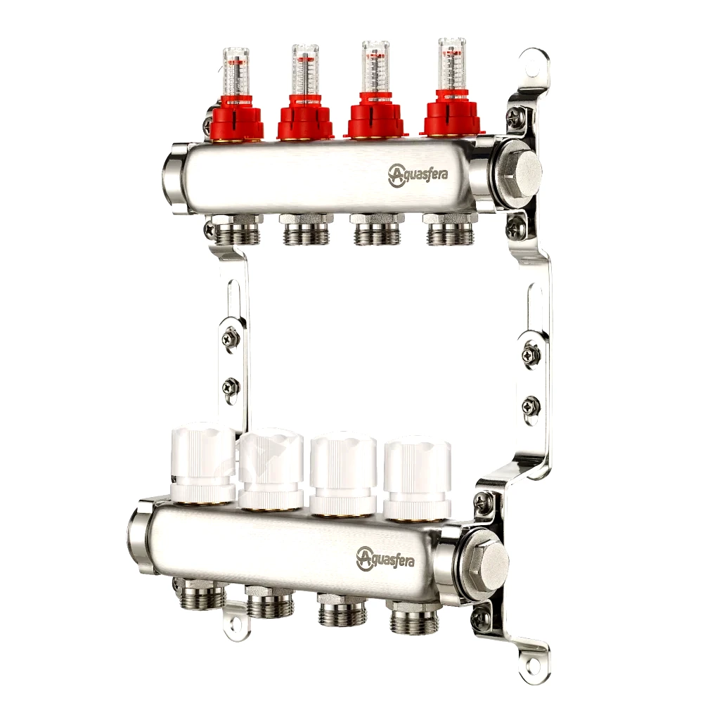 Группа коллект нерж расход 1" м/м 8в 3/4" ЕК н/р Aquasfera 9503-07
