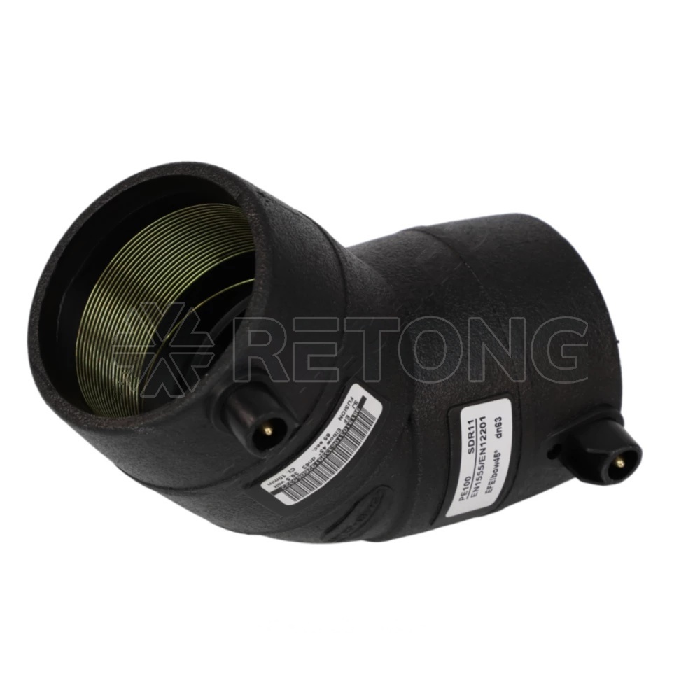 Отвод ПЭ100 эл/св Дн63х45гр Ру16 SDR11 SMART JOINT EFL463A