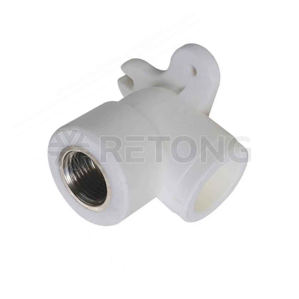 Угольник PP-R бел комб Дн20х1/2" ВР с креплением PRO VALFEX 10120020-PRO