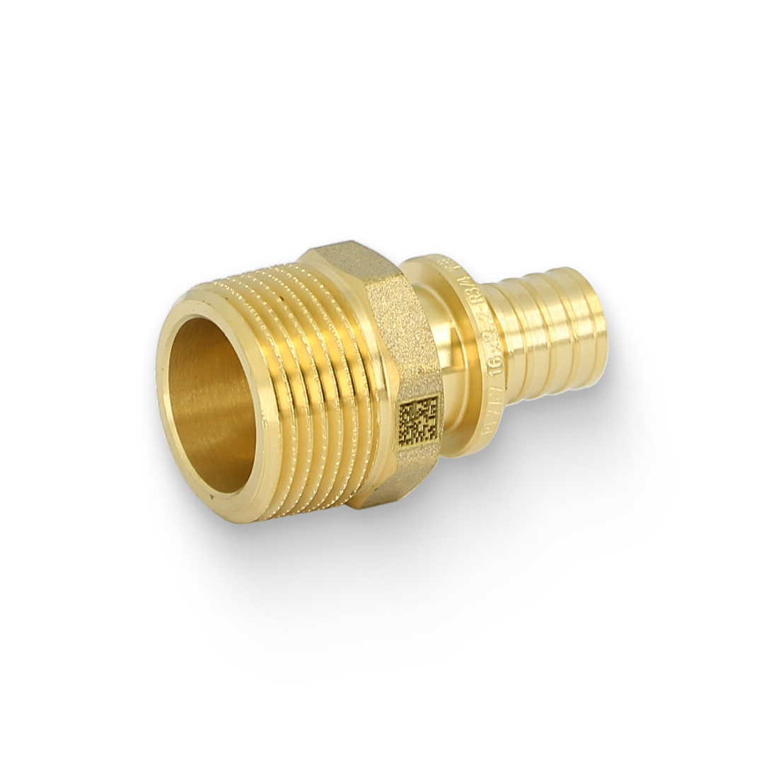 Муфта PE-X лат аксиал Дн16х3/4" НР MX Рехау 11097141001