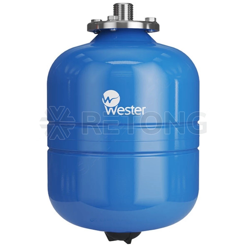 Гидроаккумулятор верт син 8л 10атм 3/4" НР WAV Wester 0-14-1020