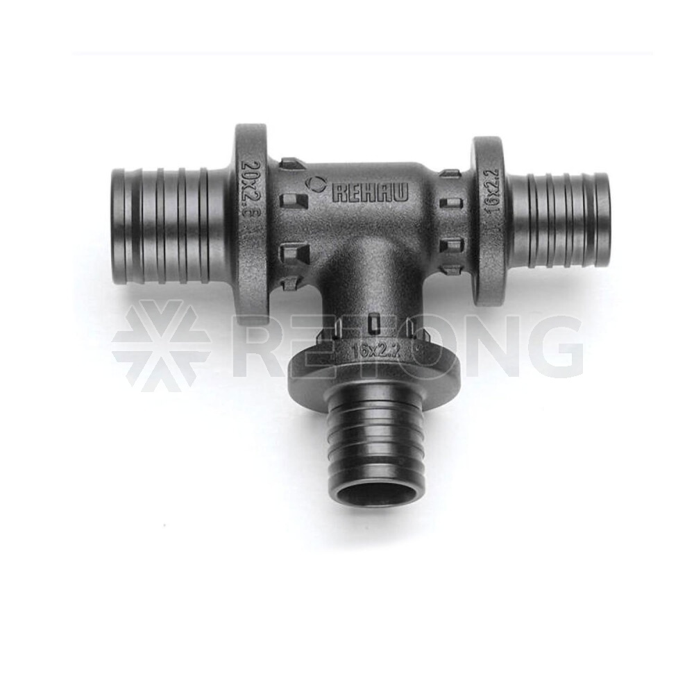 Тройник PE-X PPSU аксиал Дн32х20х32 перех RAUTITAN PX Rehau 11600651001