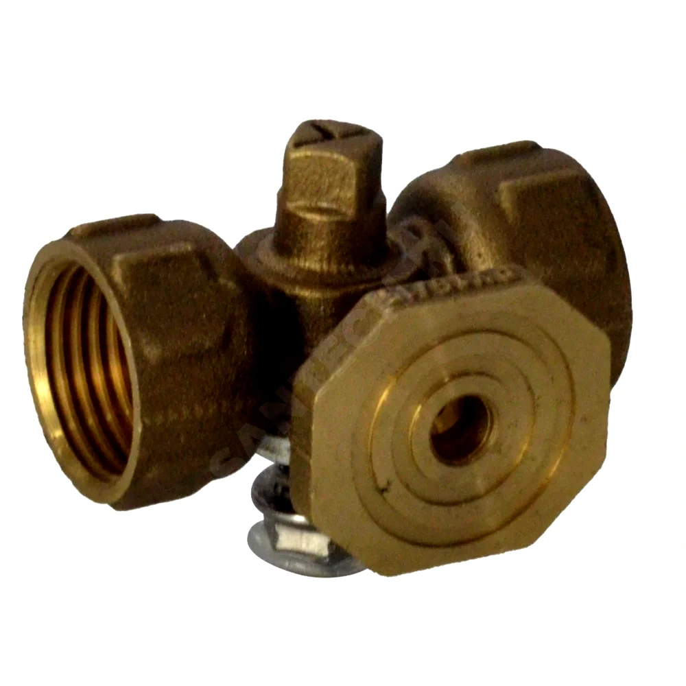 Кран д/ман лат 11б18бк(ф)1 G1/2"-М20х1,5 Ру16 м/м фл Пензапромарматура 013011200