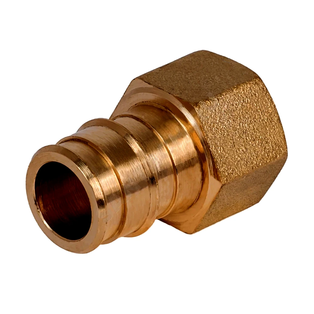 Муфта PE-X лат радиал Дн20х3/4" ВР РОС