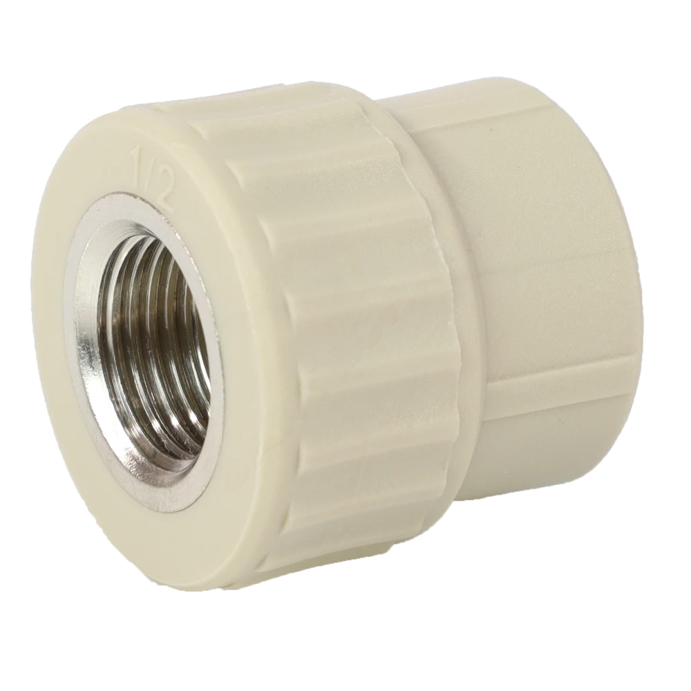 Муфта PP-R сер комб Дн20х3/4" ВР VALFEX 10129120Г