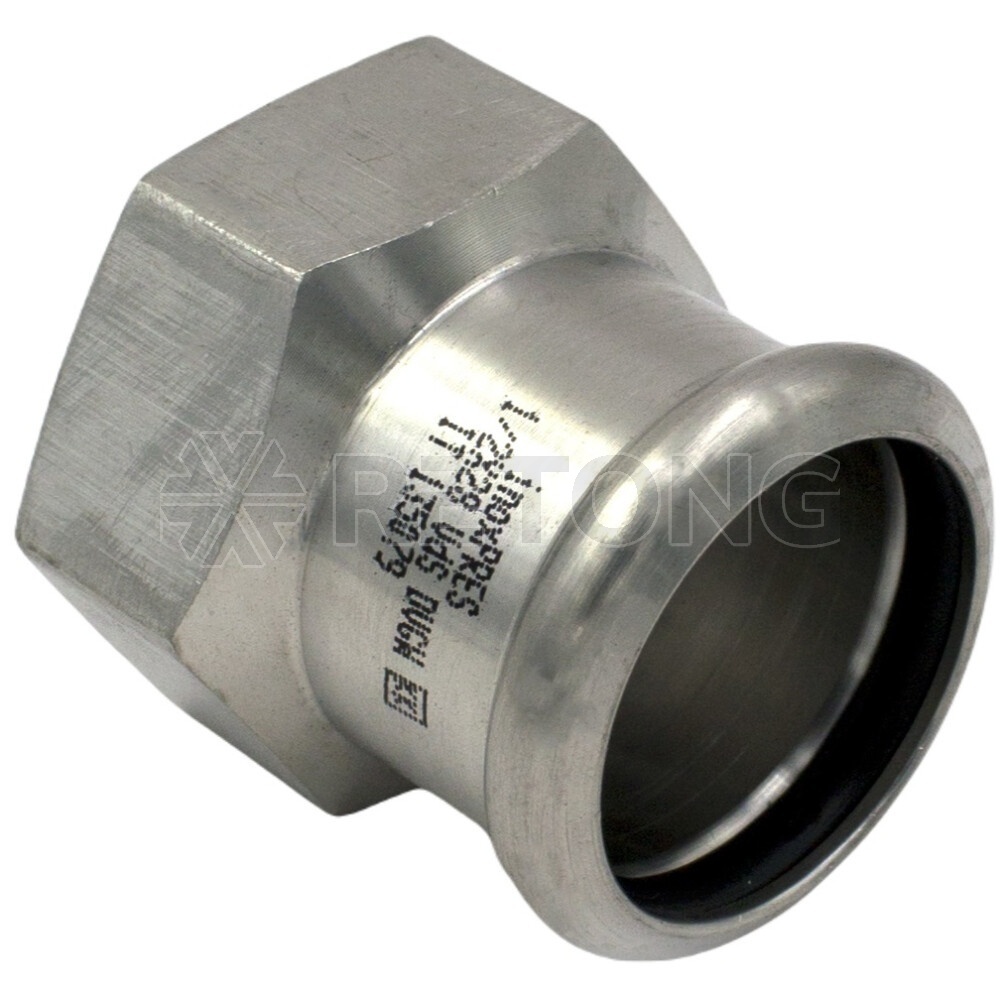 Муфта нерж AISI316L Дн18х1/2" Ру16 пресс/ВР Inoxpres RM 190102018