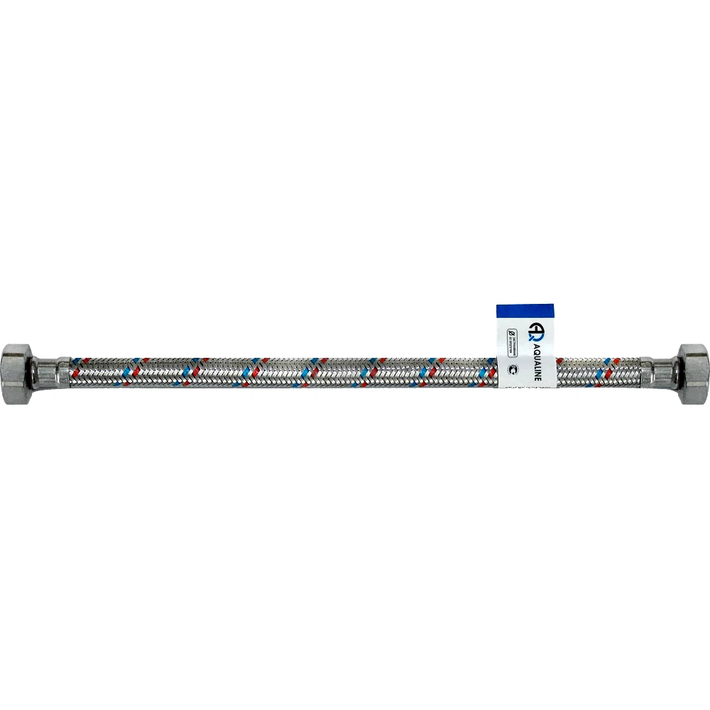 Подводка гибкая д/воды нерж Н1/2"-Н1/2" 2м нж/г AQUALINE 04810