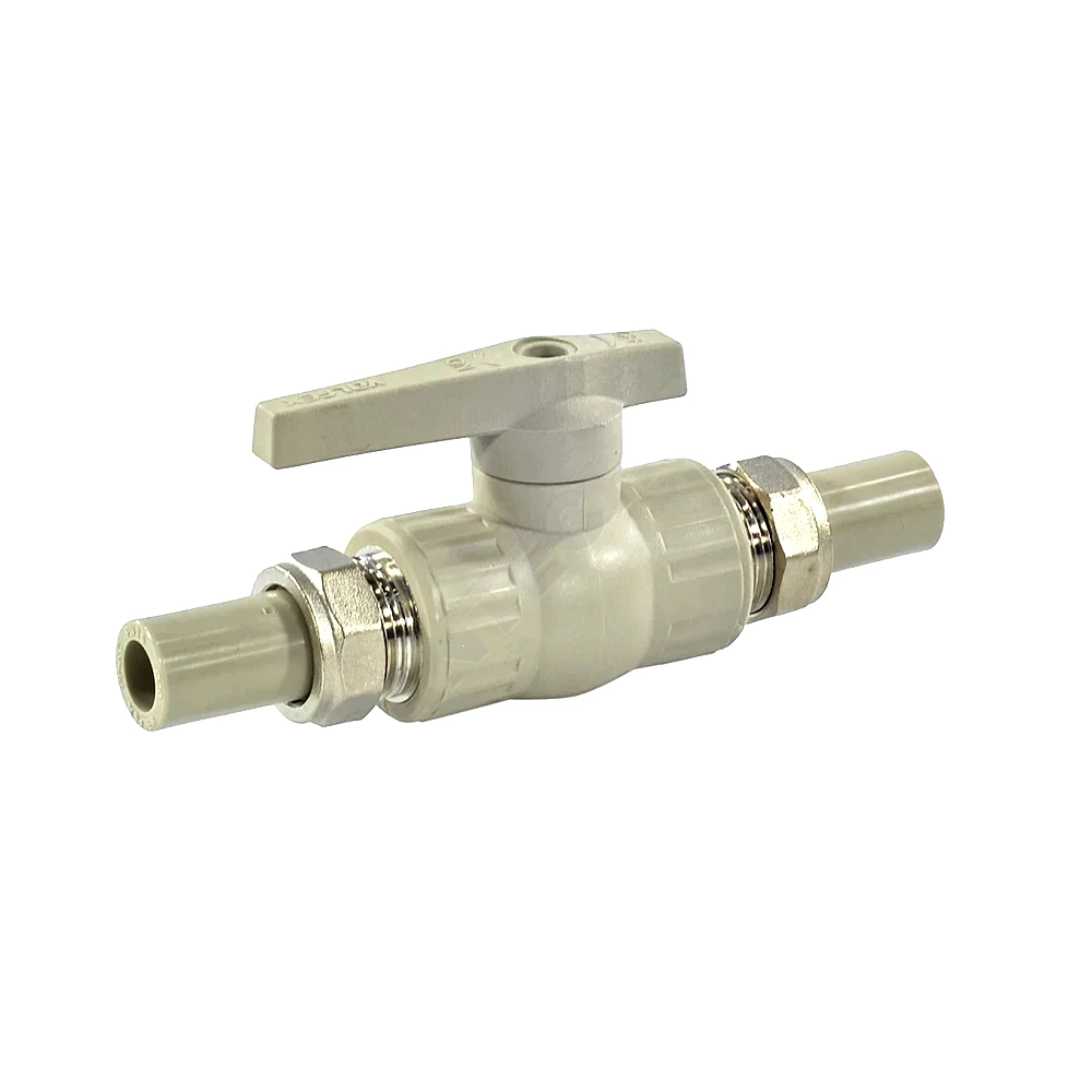 Кран шаровой PP-R сер полн Дн32х1 1/4" VALFEX 20246032Г