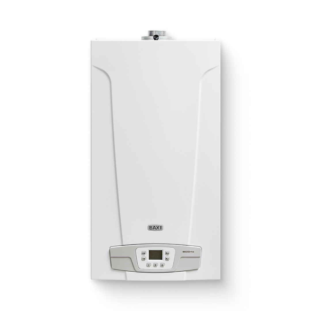 Котёл газовый настенный, Baxi, ECO-4S 1.24 F мощность кВт-24, одноконтурный камера сгорания-закрытая