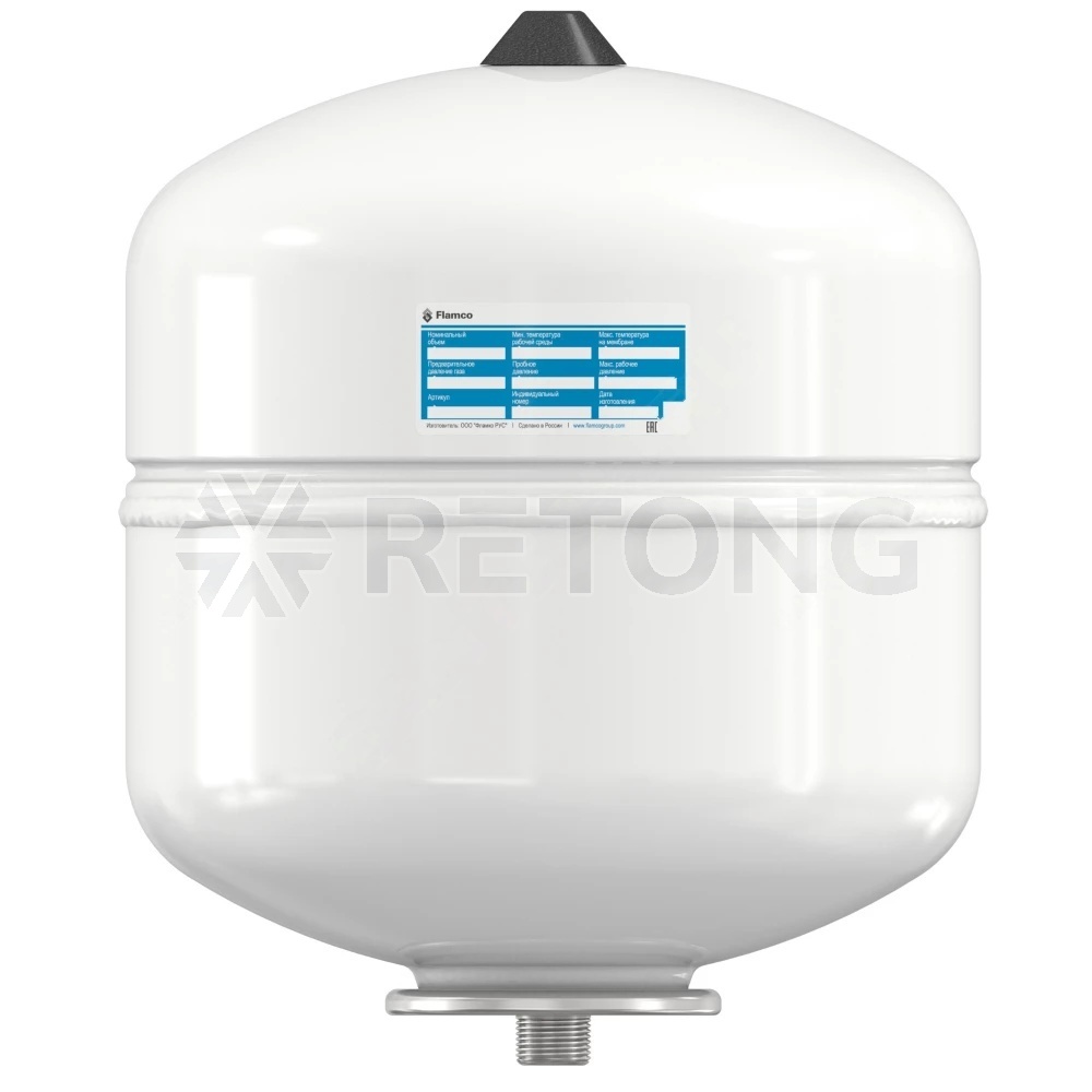 Гидроаккумулятор верт бел 25л 10атм 3/4" НР Airfix R Flamco 24559RU