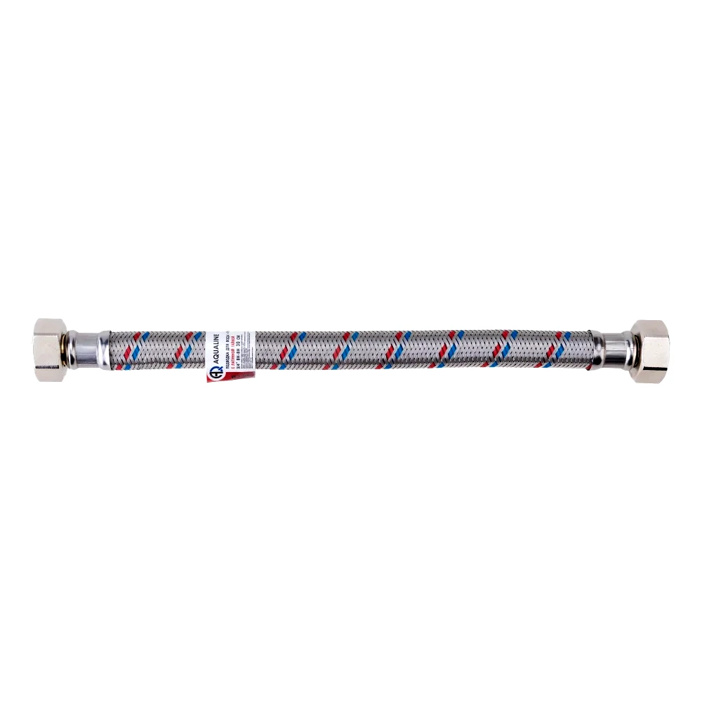 Подводка гибкая д/воды нерж Н3/4"-Н3/4" 0.8м лат/г dвн13 ГИГАНТ AQUALINE 04950