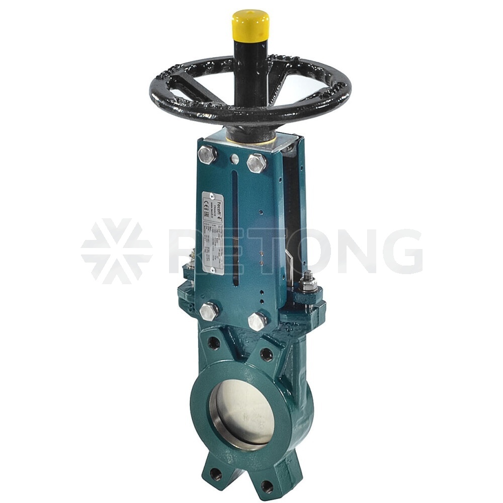 Задвижка шибер чуг м/фл Ду250 Ру10 NBR Tecofi VG4400-00NI0250