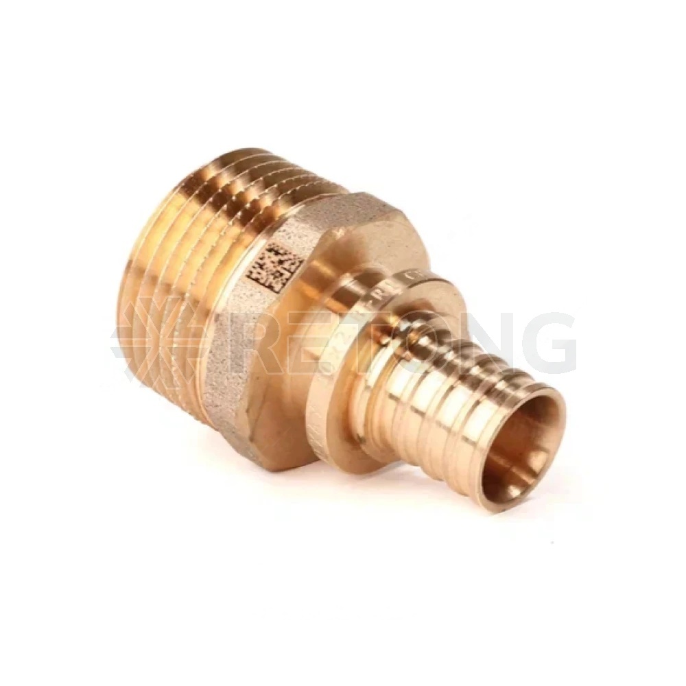 Муфта PE-X бр аксиал Дн16х3/4" НР RX+ Рехау 14563123001