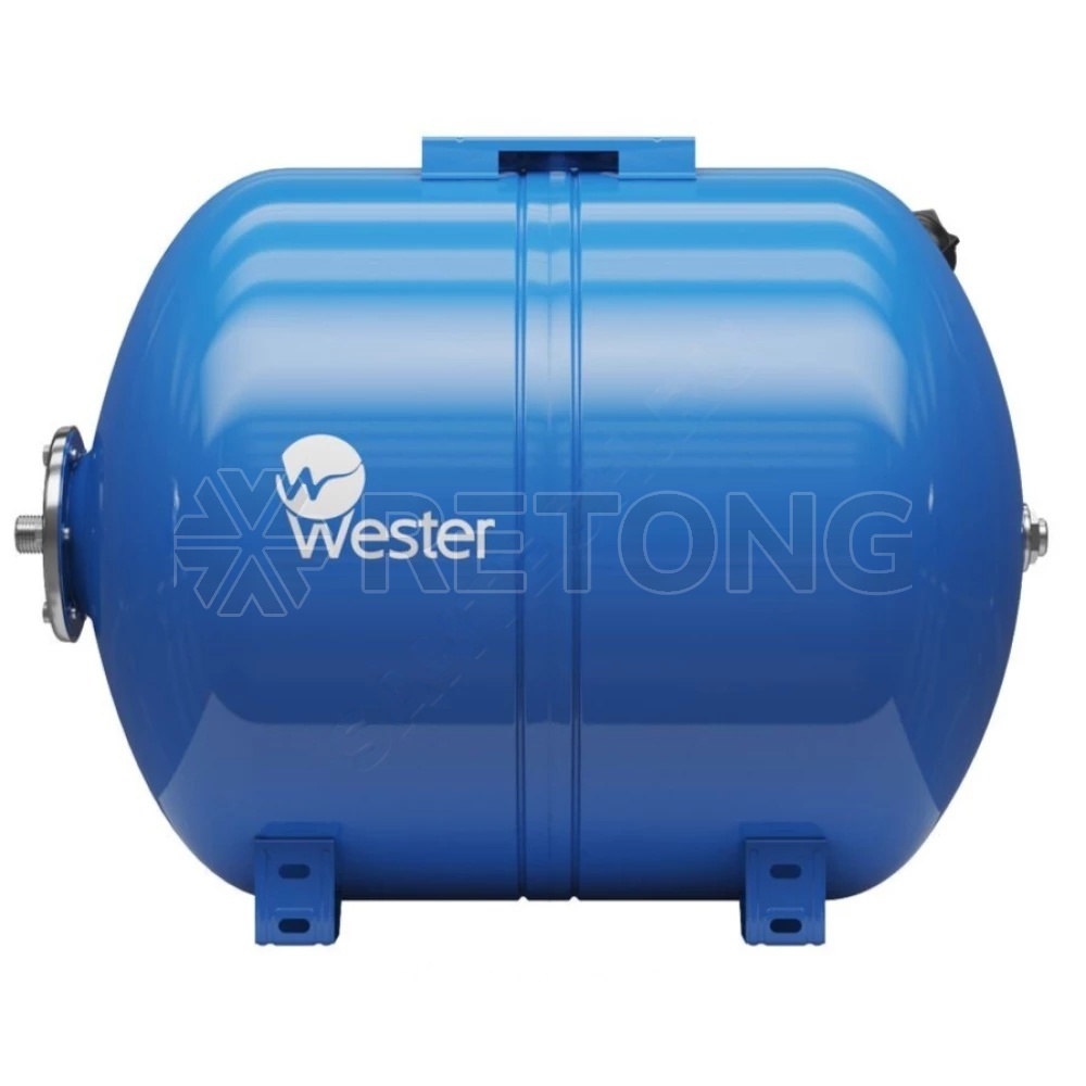 Гидроаккумулятор гориз син 100л 10атм 1" НР WAO Wester 0-14-0995