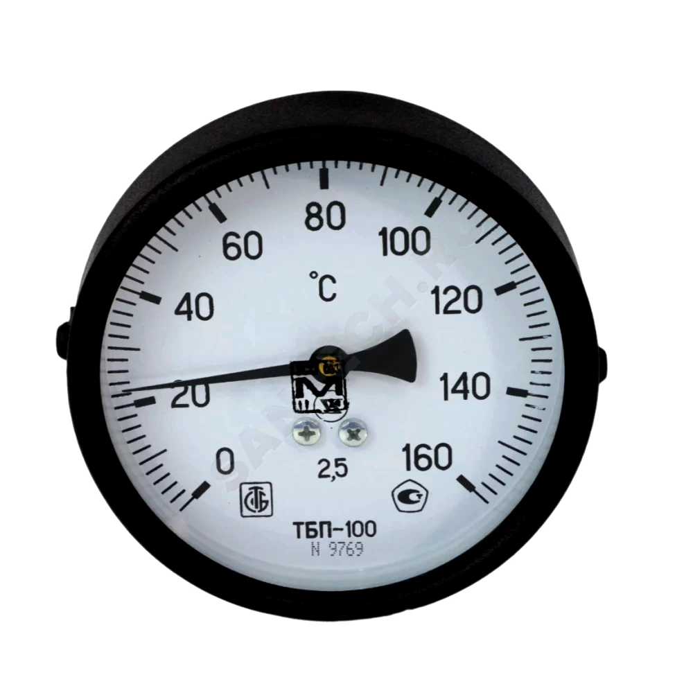 Термометр биметалл ТБП-Т 160С Дк100 L=50 G1/2" осев ЗТП Минск