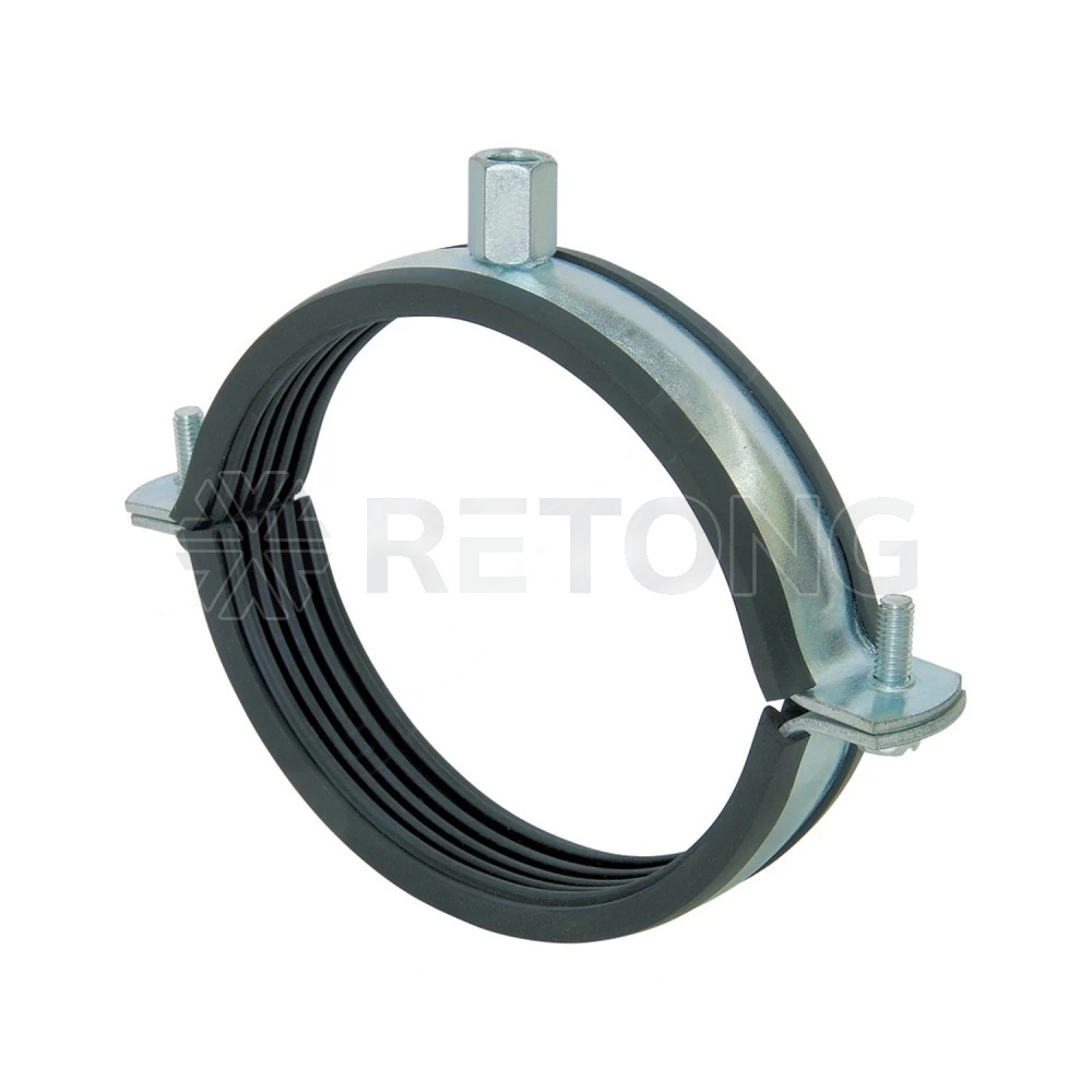 Хомут ст оц рез/пр М8 (72-78)мм (2 1/2")±2мм б/к