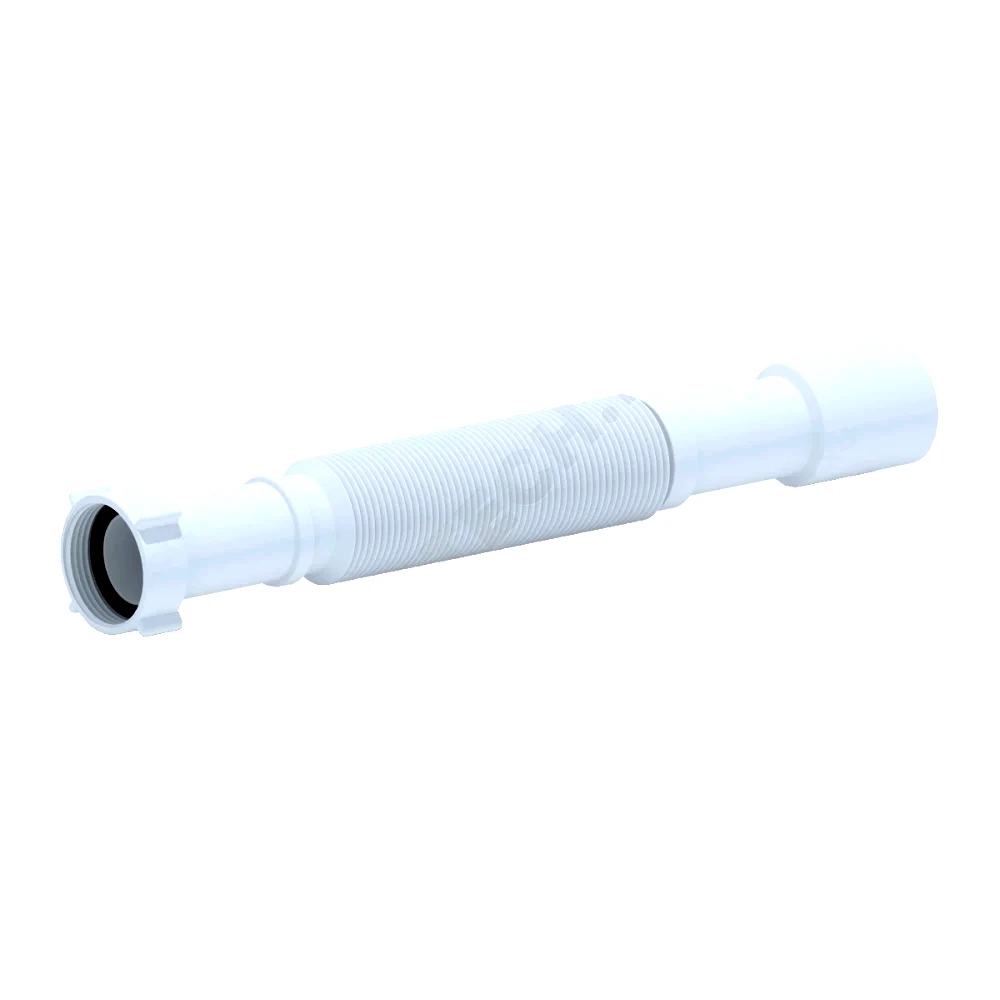 Гофра с гайкой 1 1/4"x32/40 L=320-730мм АНИ Пласт K207
