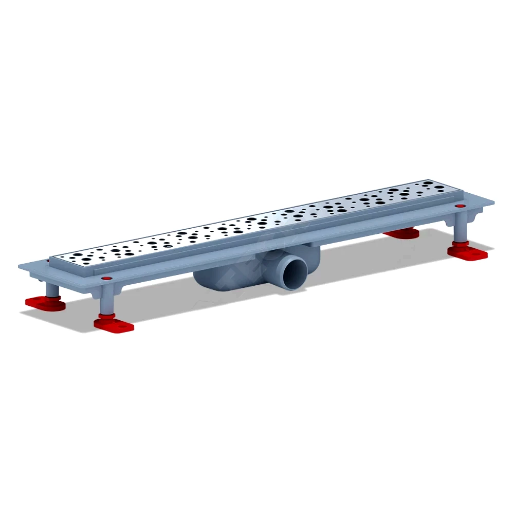 Лоток душев гор/вып гидр/з Дн40 850х62 нж/реш "БРИЗ" АНИ Пласт TL1385G