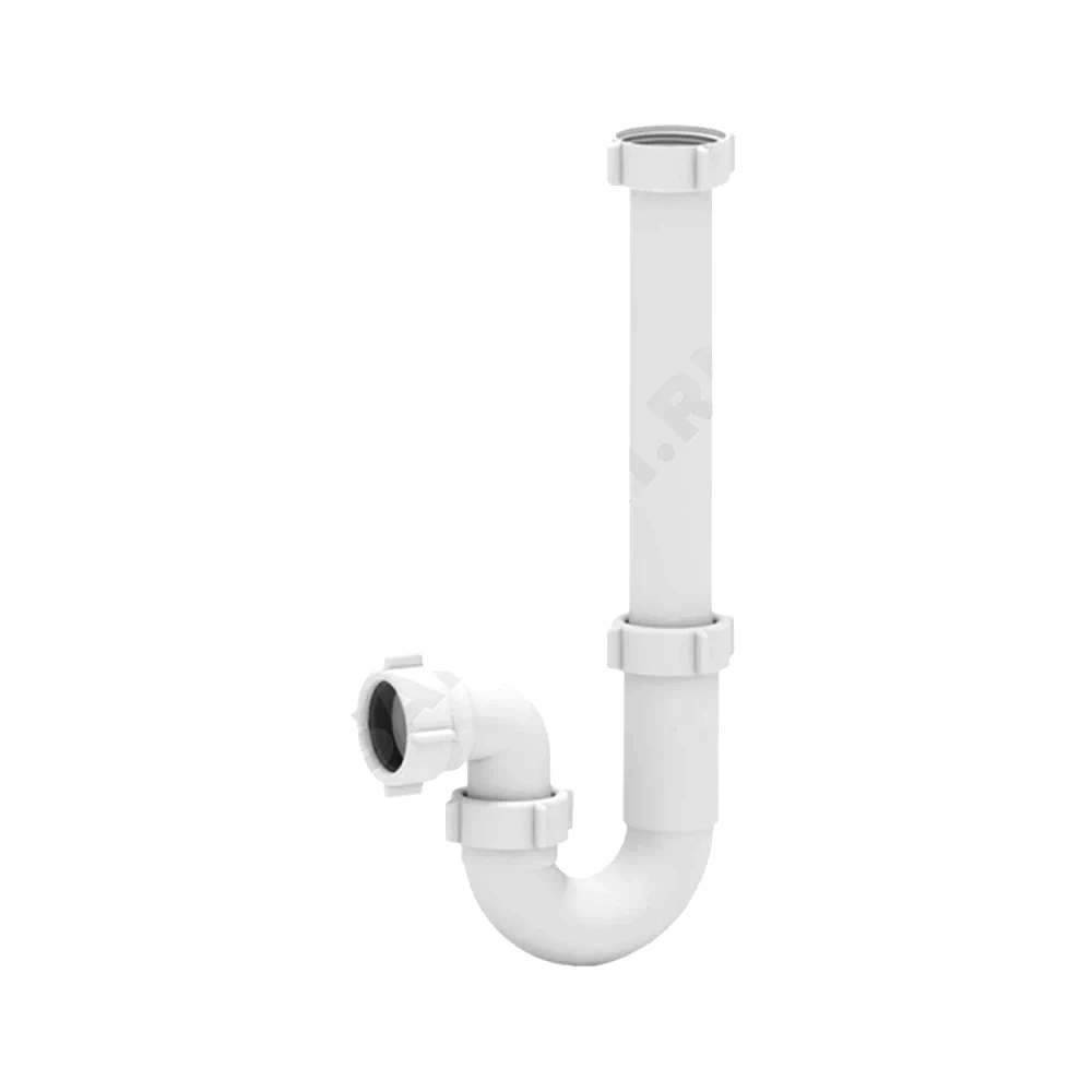 Сифон умыв бут 1 1/4"x32 пр/тр 32 хром нерж/сетка Alca A437