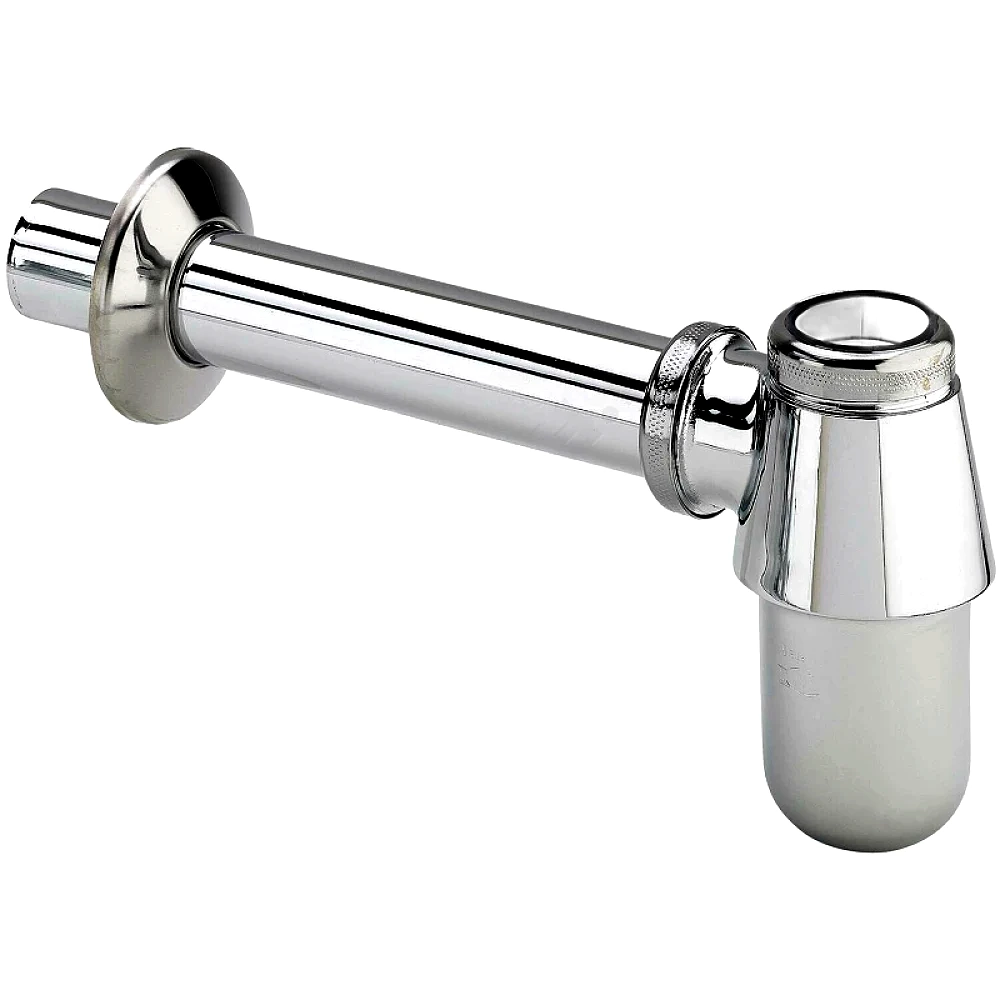 Сифон умыв бут б/вып 1 1/4"x32 лат пр/тр хром Haiba HB80