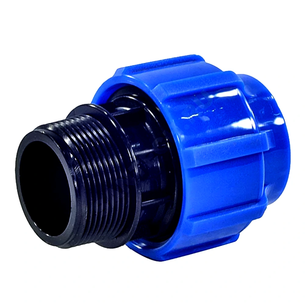 Муфта компресс ПЭ Дн25х3/4" НР Ру16 ТПК-АКВА 50030025