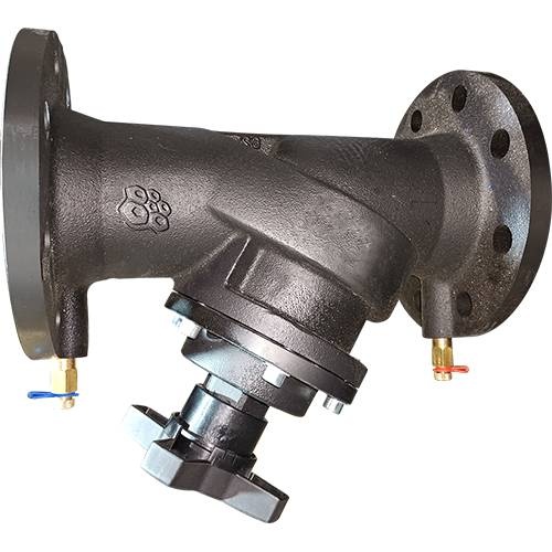 Клапан балансировочный РАШВОРК 347-080-16, DN080,PN16, корп. чугун GJS-400-15, клапан нерж. EPDM ФФ