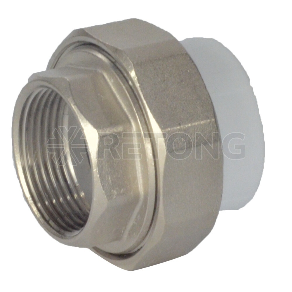 Муфта PP-R бел комб разъем Дн20х1/2" ВР усилен VALFEX 10155015У