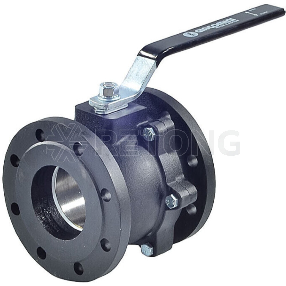 Кран шар чуг R740F Ду125 Ру16 фл полн 120С Giacomini R740FLY012
