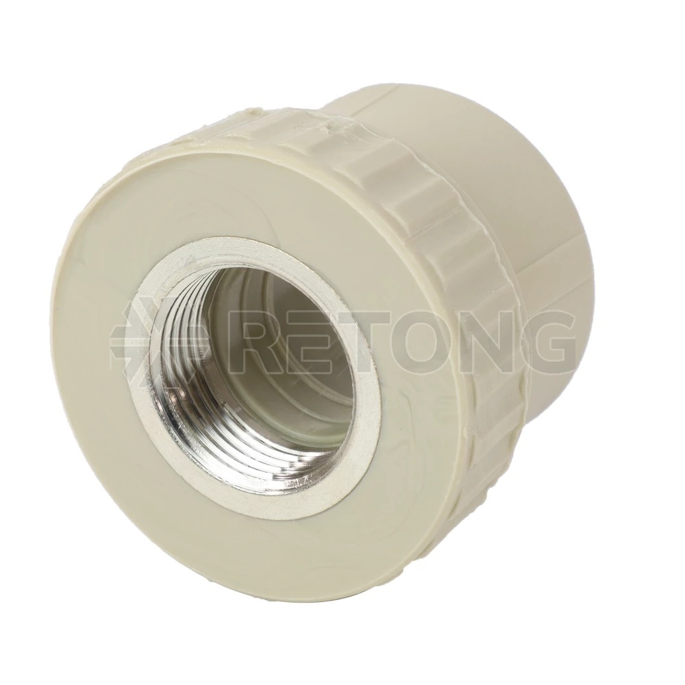 Муфта PP-R сер комб Дн25х1" ВР VALFEX 10129225Г