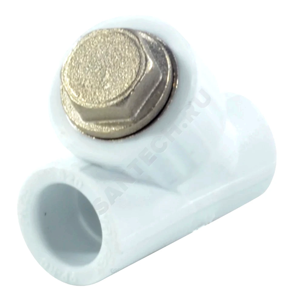 Фильтр PP-R бел сетчатый Дн40х45гр VALFEX 10141040