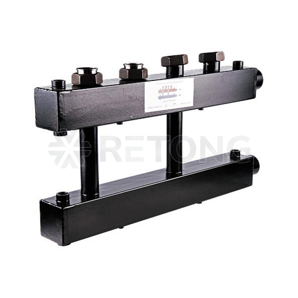 Коллектор д/котел 360кВт 1 1/2" вн/р 4к 1 1/2" нак/г 125мм ASKON 40F/125/40/4D