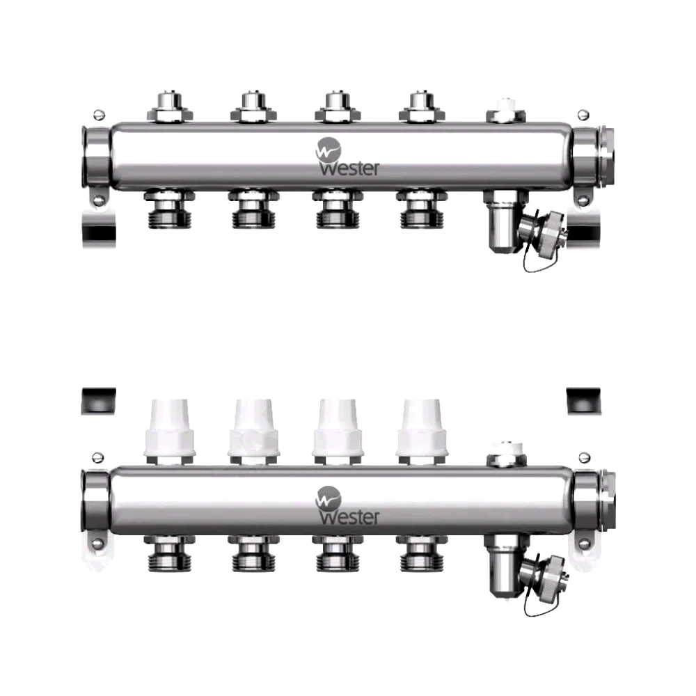 Группа коллект нерж 1" м/м 10в 3/4" ЕК н/р в/к Wester 0-32-1905
