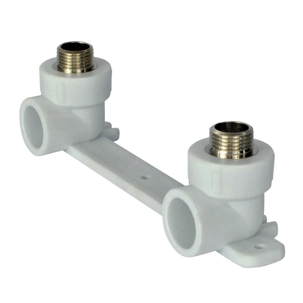 Планка монтаж PP-R бел Дн20х1/2" НР п/смесит VALFEX 10123020