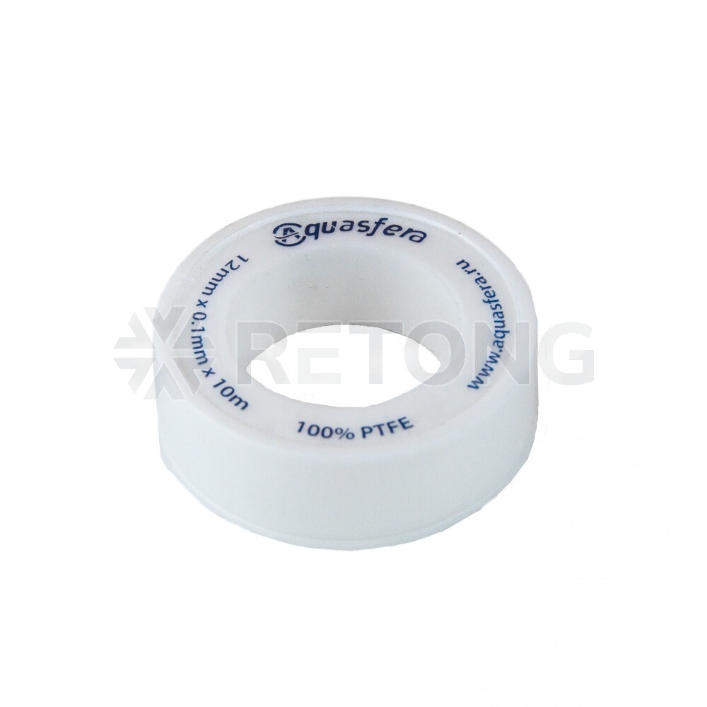 Лента ФУМ PTFE катушка 12ммх0,1ммх10м вода 6020 Aquasfera 6020-02