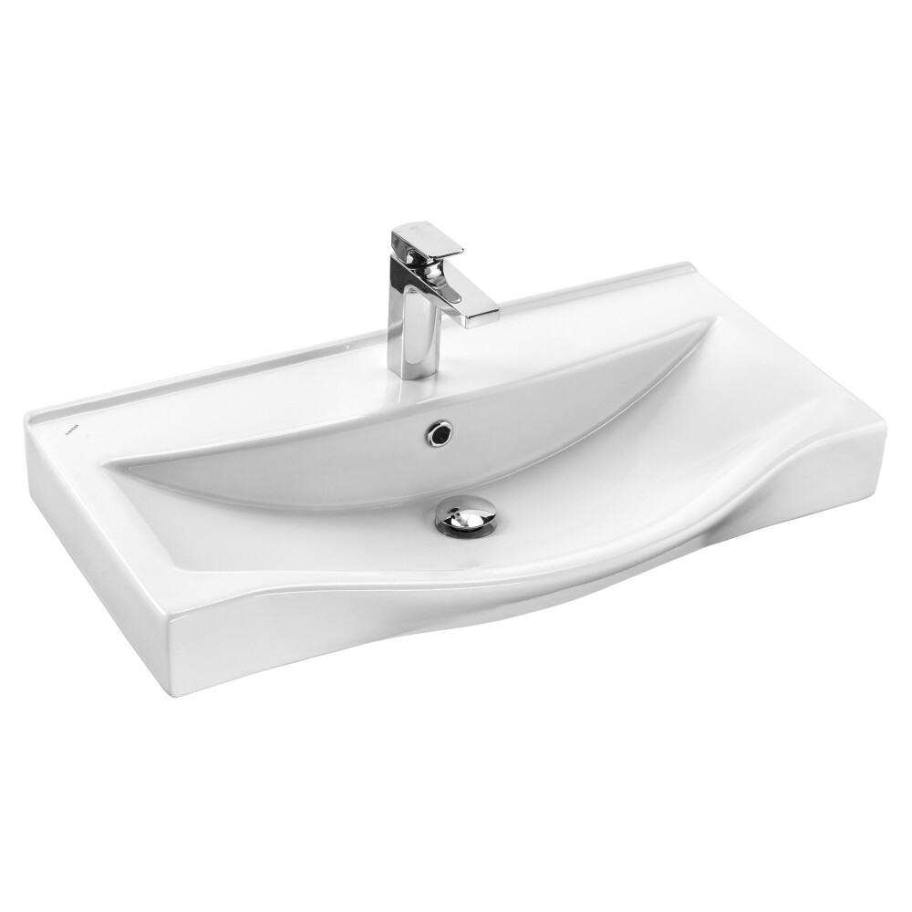 Умывальник меб Беверли 100 1/отв б/к Santek 1.WH30.2.502