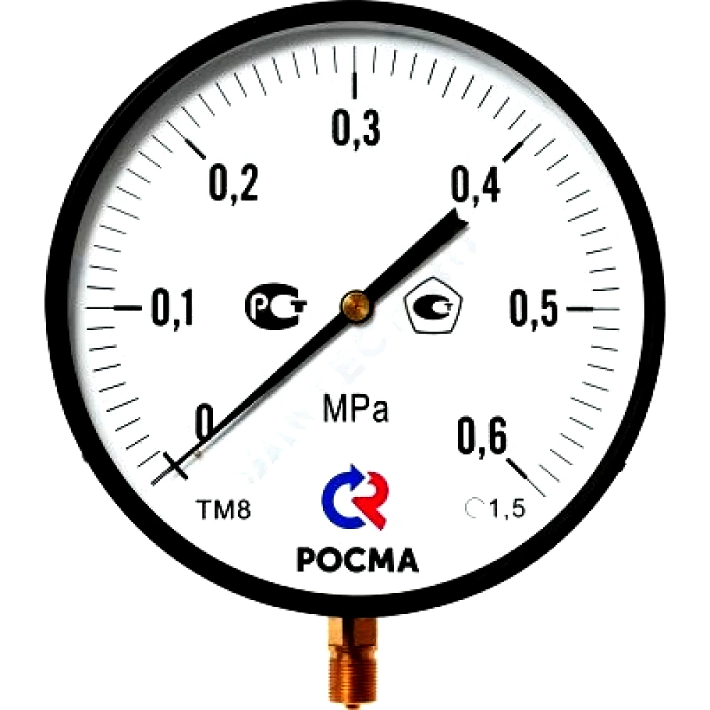 Манометр рад ТМ-810Р.00 0-2,5МПаДк250 М20х1,5 ст Росма 00000009033