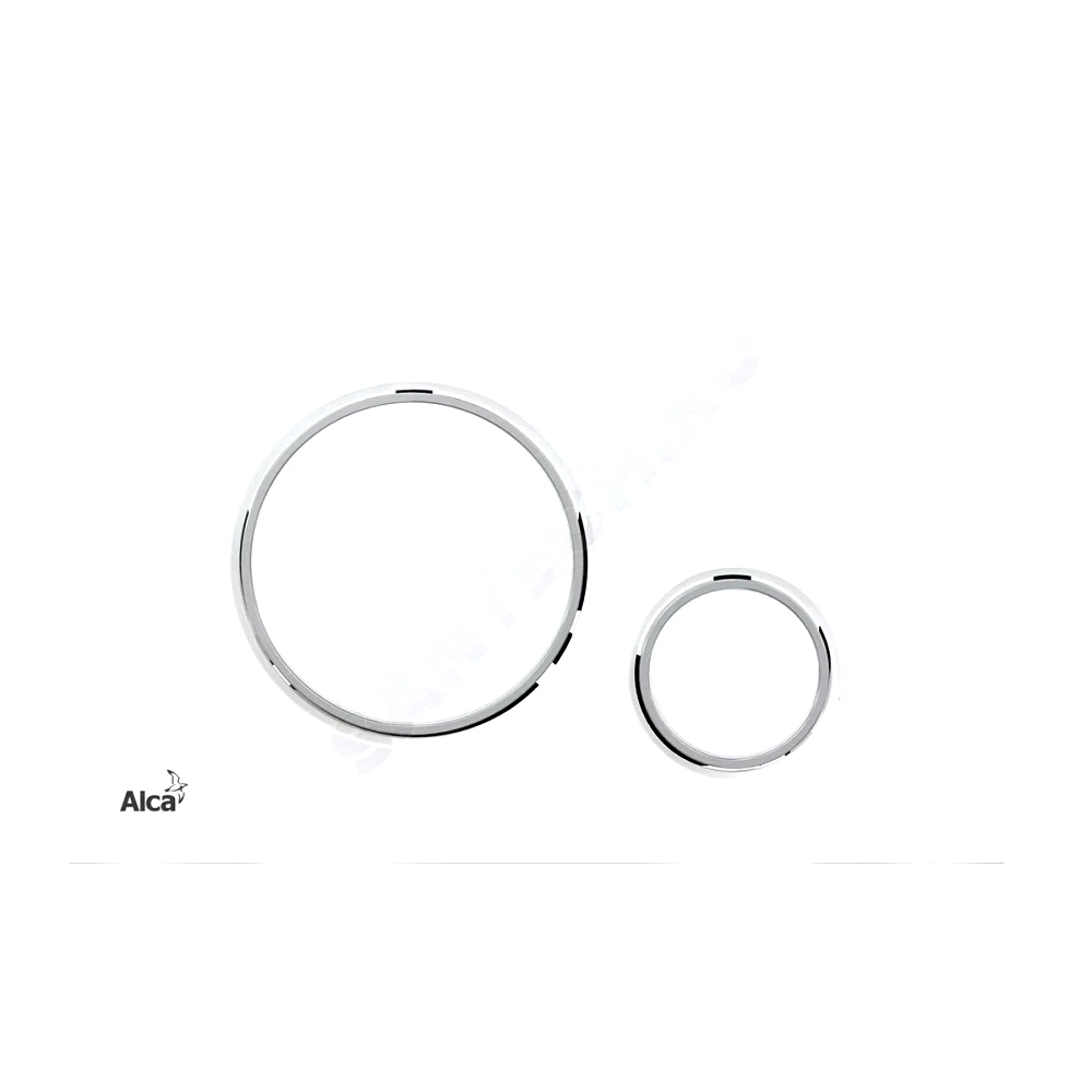 Кнопка д/инст мех бел/хр гл Alca M770
