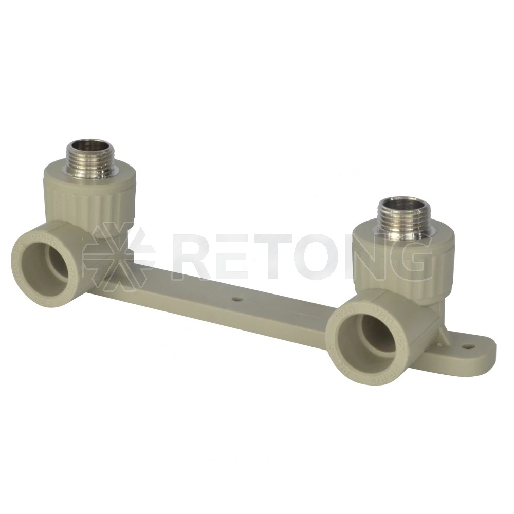 Планка монтаж PP-R сер Дн25х1/2" НР п/смесит VALFEX 10124220Г